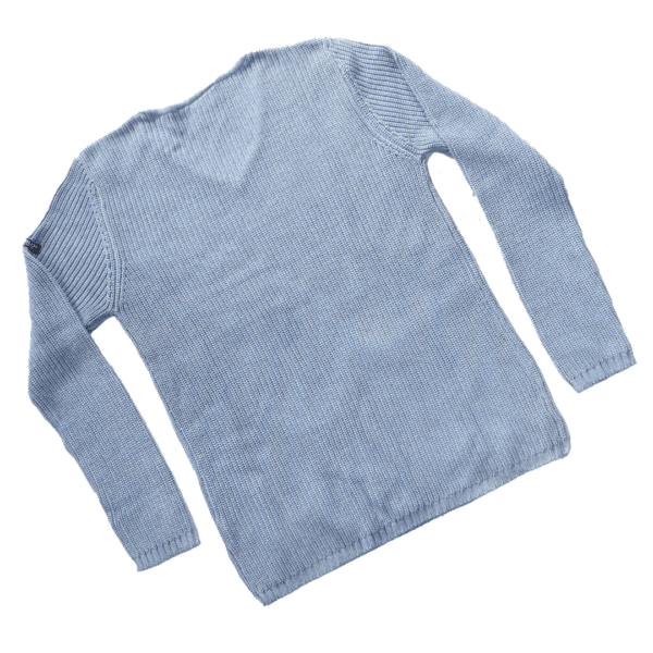 Women's Essential Cotton V Neck Knit Sweater - Image 4