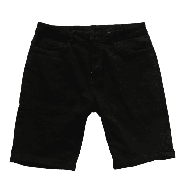 Slim-fit denim Bermuda shorts - Image 2
