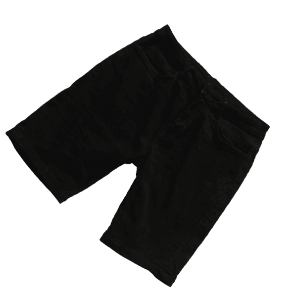 Slim-fit denim Bermuda shorts - Image 3
