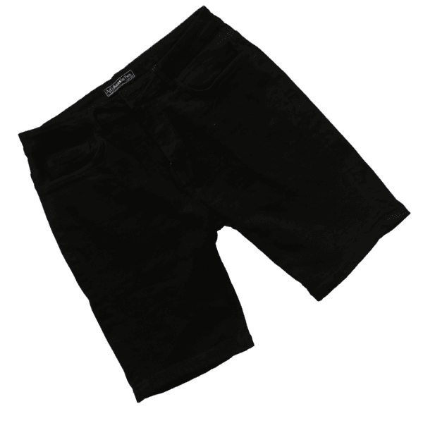 Slim-fit denim Bermuda shorts - Image 4