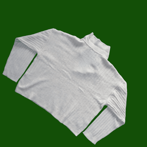 Casual Women's Solid Color Knitted Jumper Long Sleeve V-Neck - Image 2