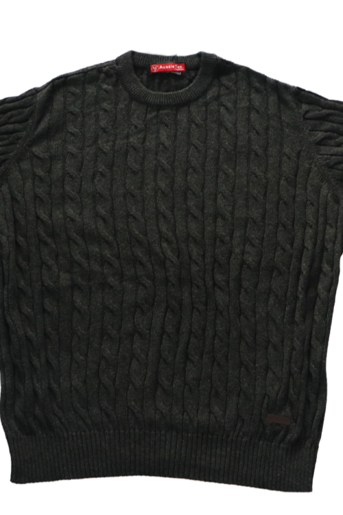 Men’s Round Neck Pullover Casual Long-Sleeved Sweater