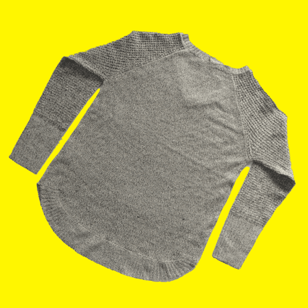 Men Merino Wool Long Sleeve Winter Sweater - Image 2