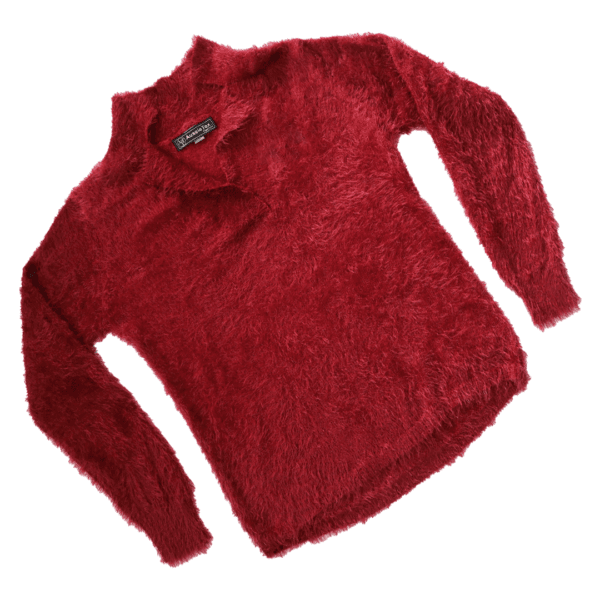 Fabric Pullover Casual Solid Long Sleeved - Image 4
