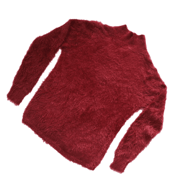 Fabric Pullover Casual Solid Long Sleeved - Image 2