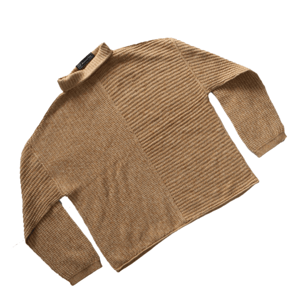 Women's Ribbed Knit Long Sleeve Turtleneck - Image 4