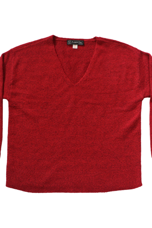Sweaters for Women – Pointelle Knit Drop Shoulder Sweater