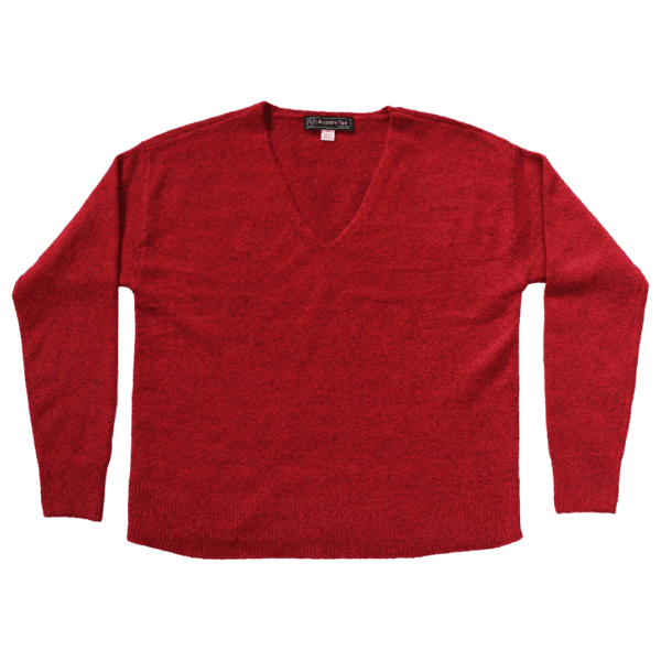 Sweaters for Women - Pointelle Knit Drop Shoulder Sweater