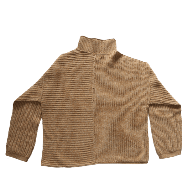 Women's Ribbed Knit Long Sleeve Turtleneck - Image 3