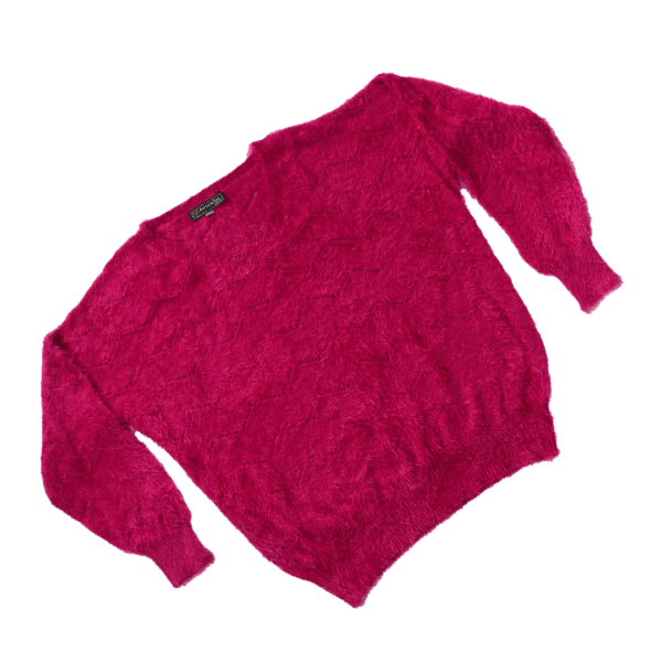 Vintage Fuzzy Sweater - Image 2